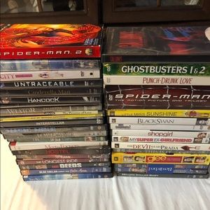 Huge lot DVD Movies all genres SpiderMan Bewitched